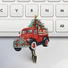 8Pcs Diamond Painting Christmas Little Red Car Hanging Hooks