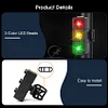 Lamp Bike Light Easy Installation on Handlebar Portable LED Lamp