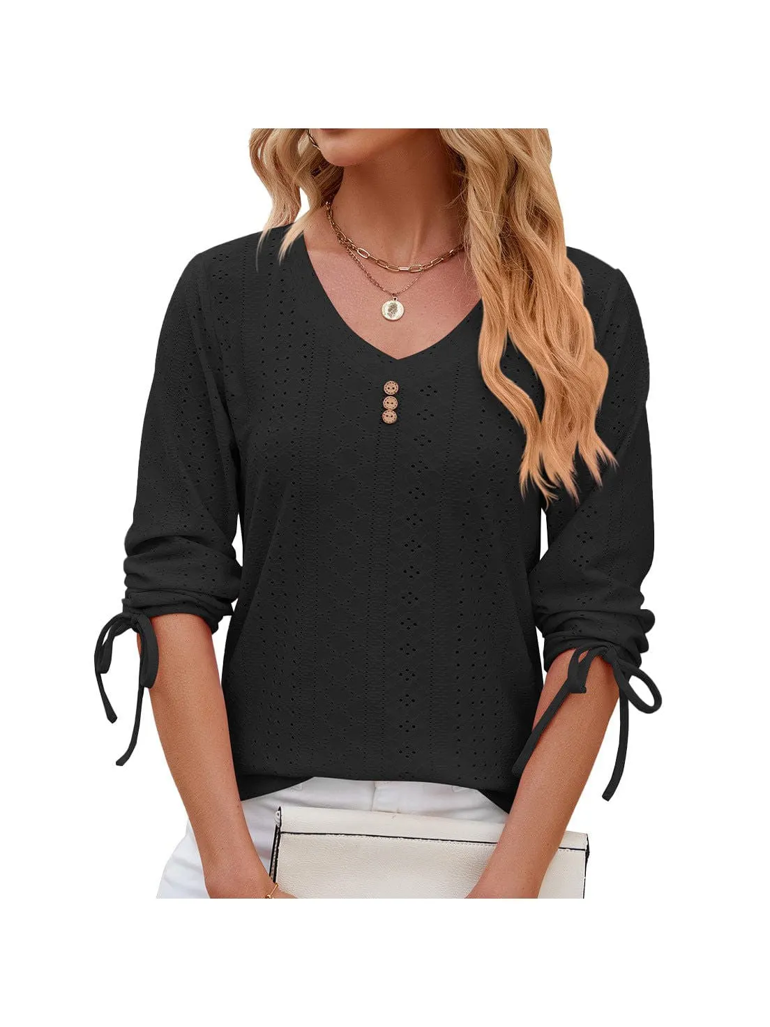 Grey Ribbed Knit Top with Short Sleeves