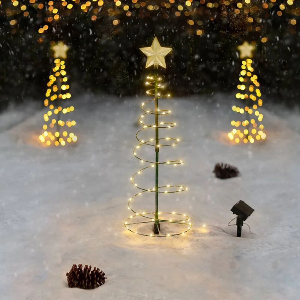 Christmas light string star LED outdoor decorative lights