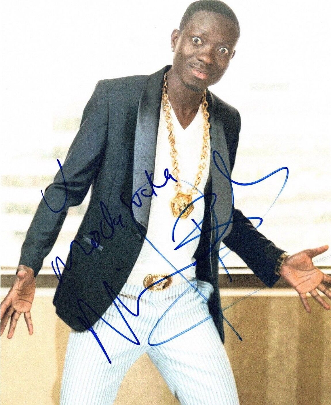 Michael Blackson Signed Autograph 8x10 Photo Poster painting Coming 2 America Next Friday COA VD