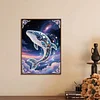 Diamond Painting-DIY Special Shaped Drill Pearl Painting Whale(30x40cm)