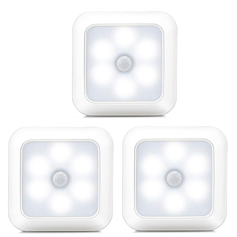 

Square Creative Magnetic LED Wardrobe Cabinet Light, White, 501 Original