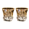 Czech Imported BOHEMIA Crystal Glass Handmade High-end Gold-painted Whiskey Glass Foreign Wine Glass