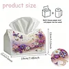 DIY Diamond Art Tissue Box Holder Music and Flowers Design PULeather Crystal Mosaic Desktop Organizer Bag Resin Rhinestone Storage Organizer Gem Art Home Office Decor Craft Gift for Women
