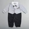 Kid Baby Boy Gentleman Romper Jumpsuit Bodysuit Party Suit Clothes Outfit 0-24M - honeylives