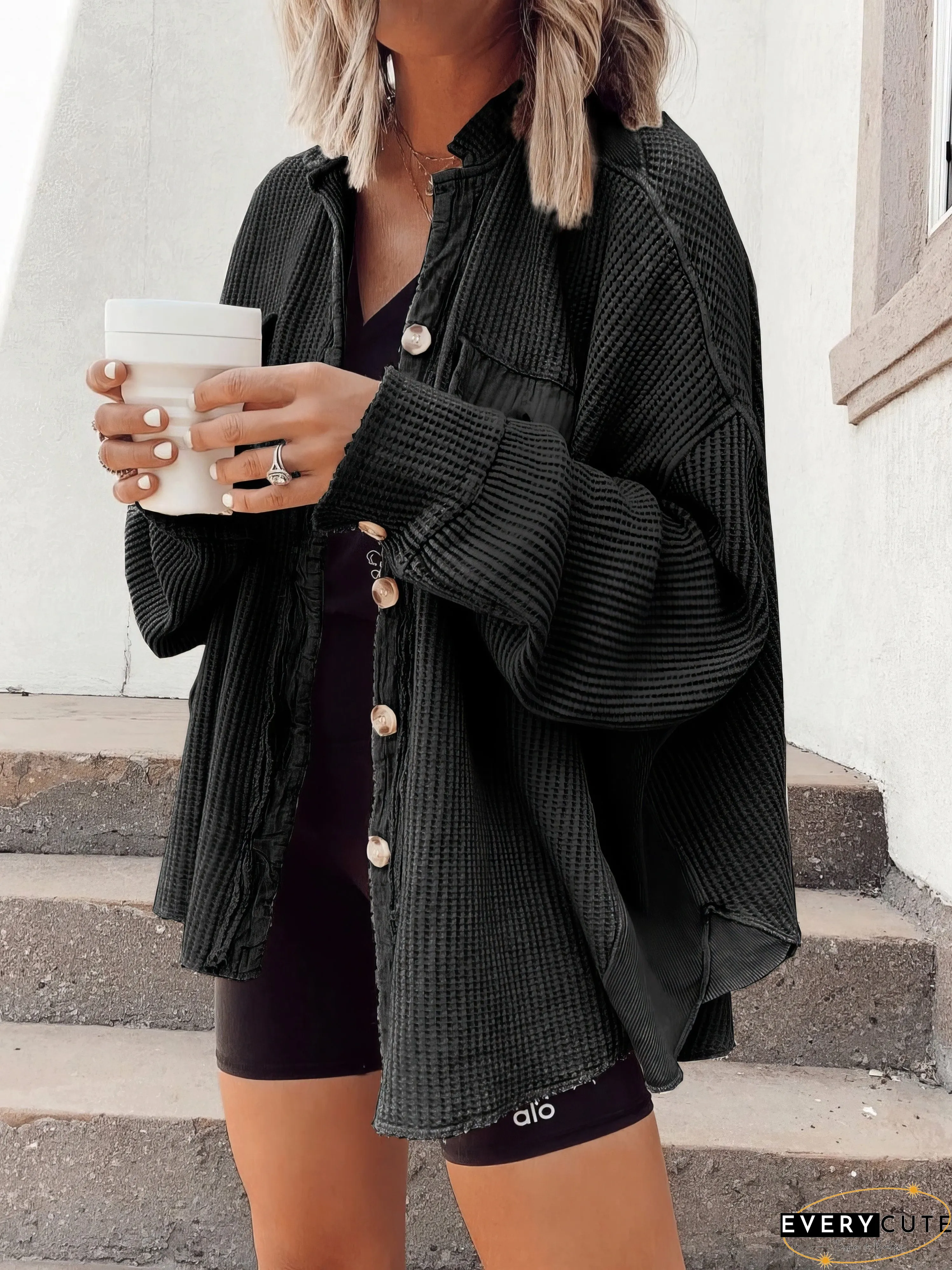 Warm Knitted Long Cardigan