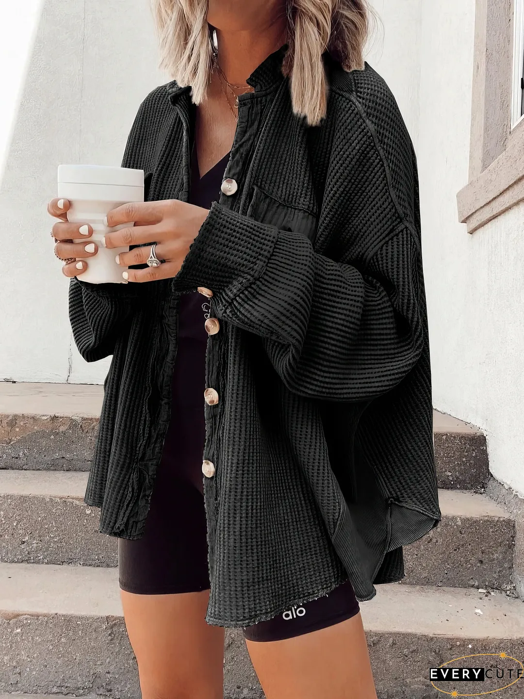 Warm Knitted Long Cardigan