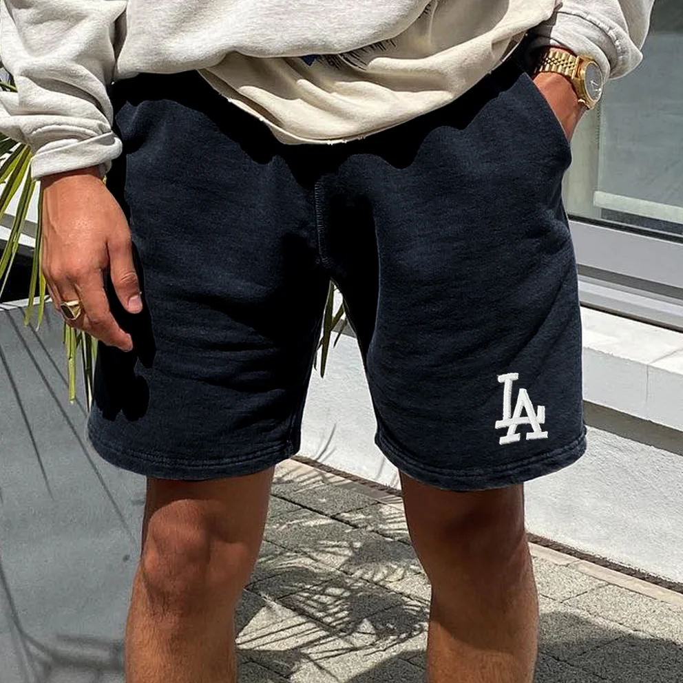 'Los Angeles Dodgers' Men's Lounge Shorts / [blueesa] /