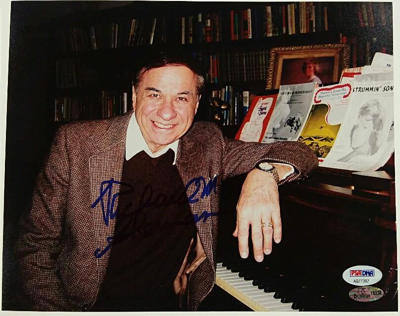 RICHARD M. SHERMAN Signed 8x10 Photo Poster painting #5 DISNEY Song Writer PSA/DNA COA