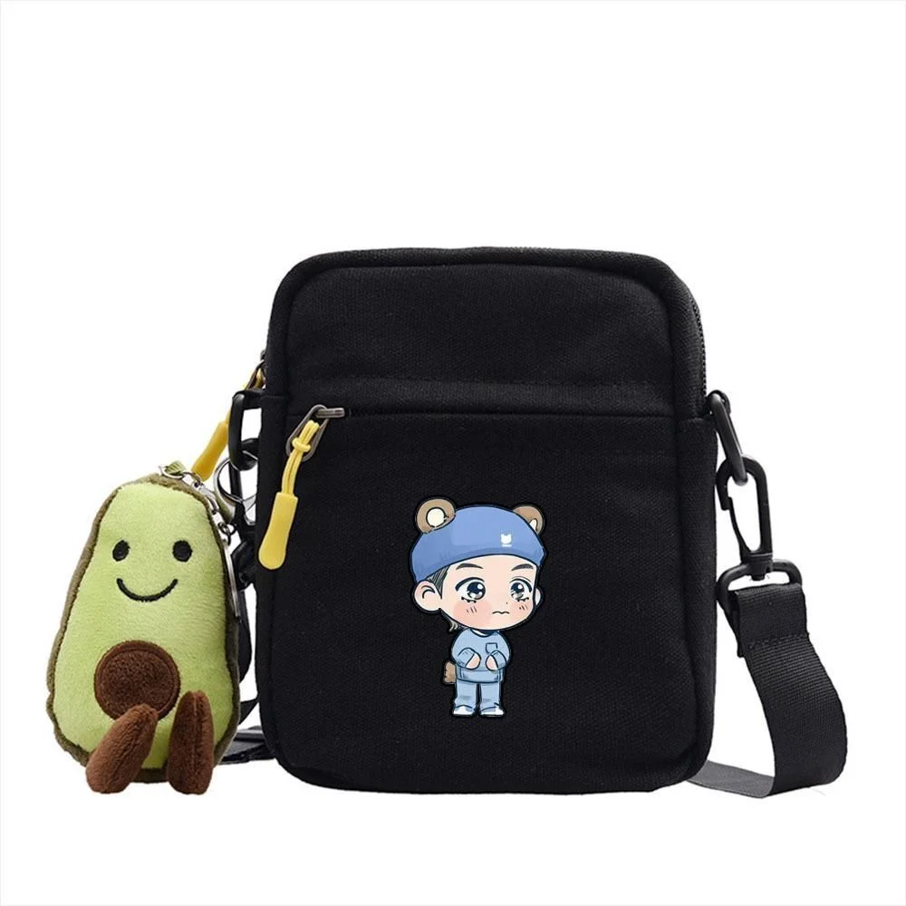 BTS BT21 Official Authentic Goods SHOOKY MININI CROSSBODY Pouch Fluffy Bag  Gift | eBay