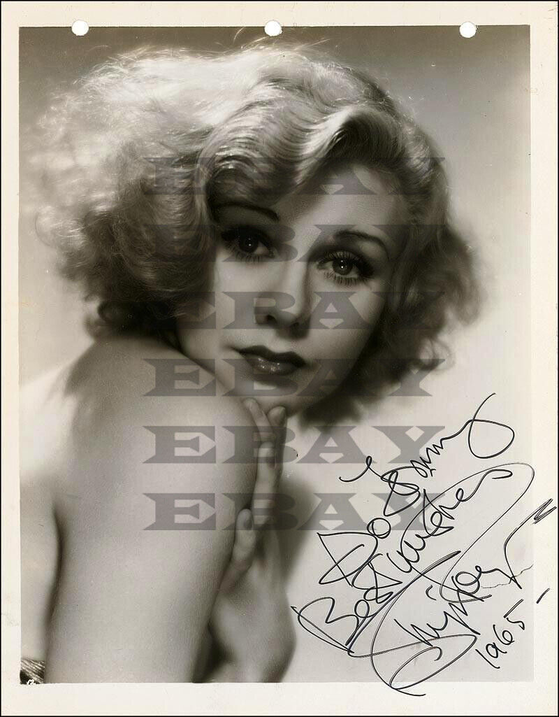 Ginger Rodgers Autographed Signed 8x10 Photo Poster painting Reprint