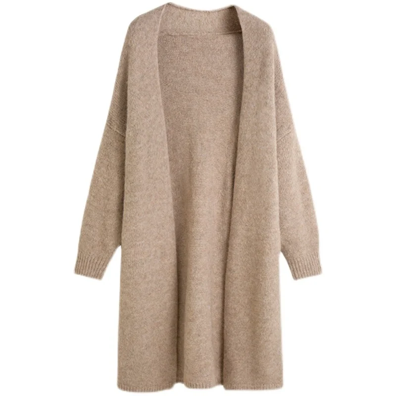 Uveng Uveng Lazy Wind V-Neck Sweater Women's Autumn And Winter 2024 New Niche Design College Wind Knitting Top