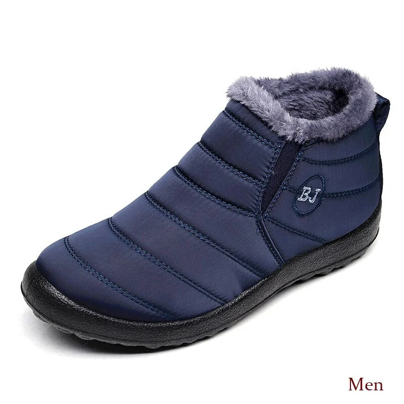 Men Boots Men Winter Shoes Waterproof Snow Boots For Men Ankle Botas Hombre Plus Size 46 Men Shoes Winter Footwear Male Booties