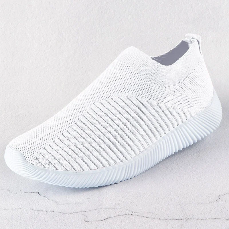 Qengg Women Sneakers Fashion Socks Shoes Casual White Sneakers Summer Knitted Vulcanized Shoes Women Trainers Tenis Feminino