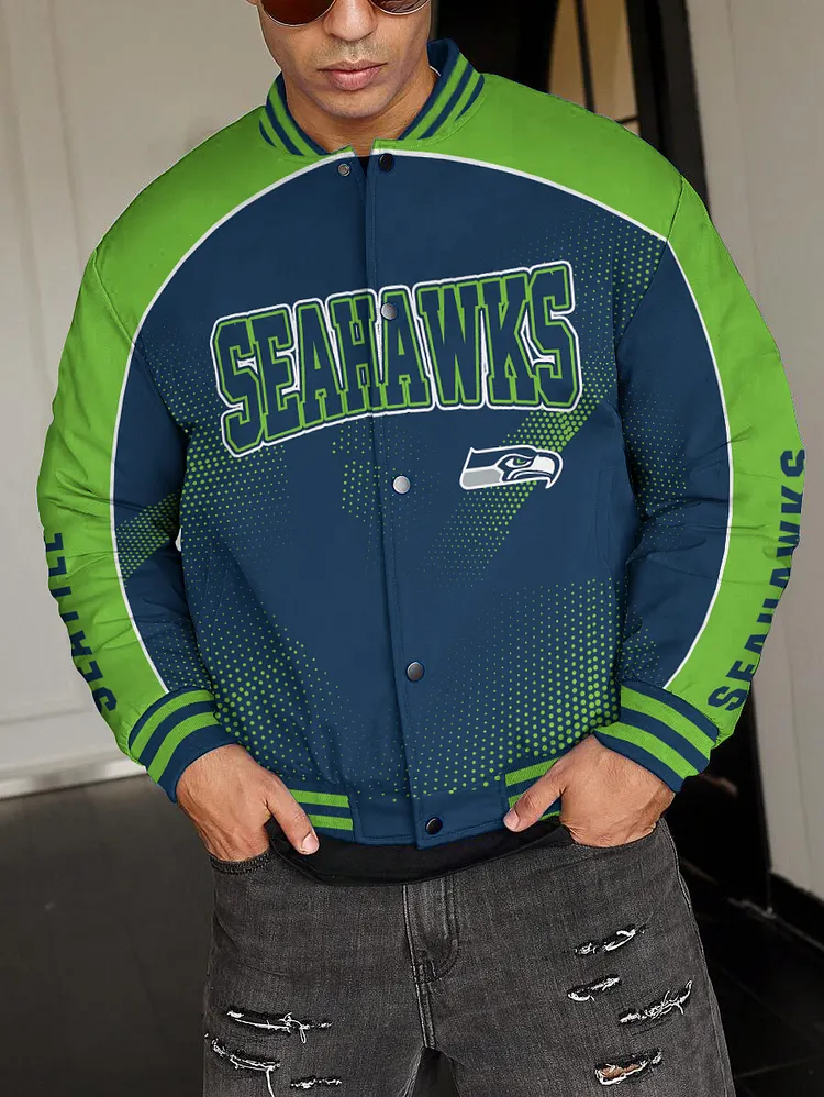 Seattle Seahawks National Football League 2024 Make Your Mark Unisex Varsity Jacket