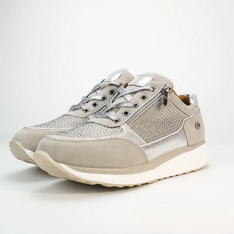 Women's Wedges Sneakers Women Vulcanize Shoes Sequins Shake Shoes Fashion Girls Sport Shoes Woman Sneakers Shoes Footwear