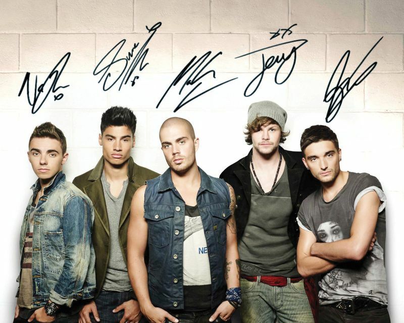 The Wanted Autograph Signed Photo Poster painting Print