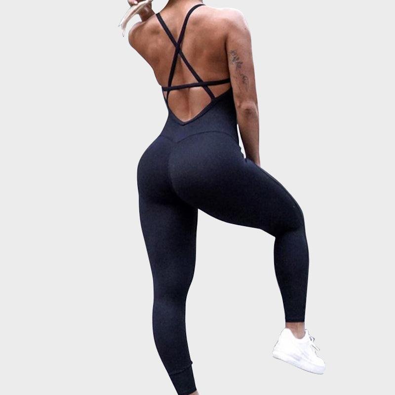 Backless Yoga Onepiece Jumsuits