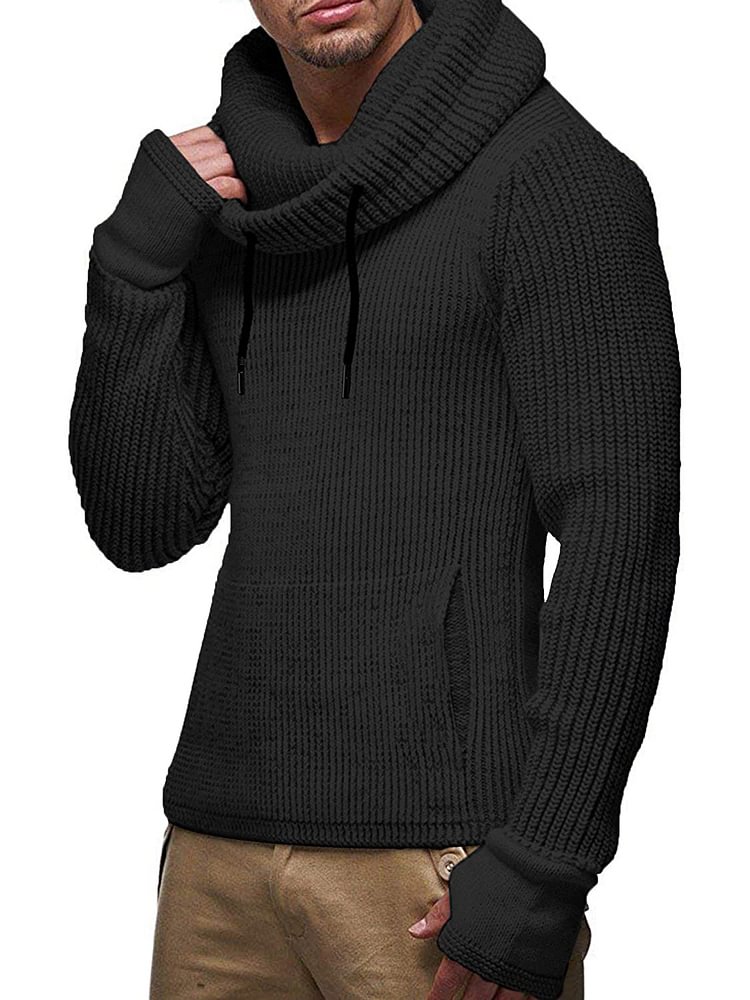 Yayu Men’s Knitted Cotton Pullover Long Sleeve Turtleneck Sweater Yayu Men’s Knitted Cotton Pullover Long Sleeve Turtleneck Sweater