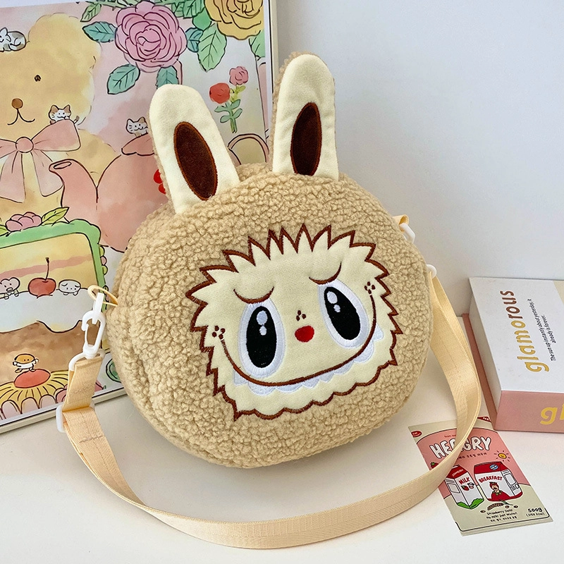 New Cartoon Bubble Mart Backpack Stuffed Bag City Paradise L Cloth Bag Diagonal Bag Children’s Bag