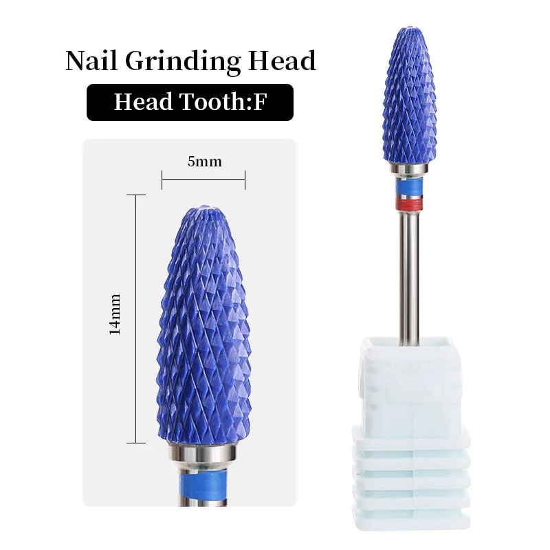 1Pcs Carbide Tungsten Nail Drill Bit Manicure Drill For Milling Cutter Electric Machine Nail Files Buffer Nail Art Equipment-Nail Inspo