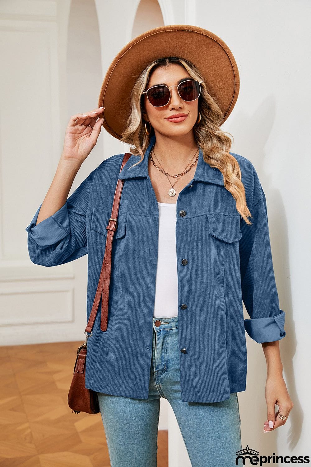 Button Down Collared Jacket
