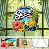 DIY Summer Pineapple Beach Diamond Painting Pendant(Single Sided)