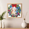 >SALE<Diamond Painted 5D DIY Christmas wreath Partial Special Rhinestone Set