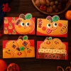 4PCS Cartoon 2025 Snake CNY Red Packet Envelope