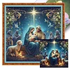 Christmas Jesus-14CT Stamped Cross Stitch 40*40cm/15.75*15.75in