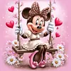 Minnie Full DIY 5D Round Drill Diamond Painting Kits for Adults/Beginners Home Decor Diamond Dots Paintings Picture Arts Craft 30x30cm