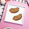 DIY Special Shape Diamond Art Fridge Magnets Sticker Kit (Hot Dog Hamburger)