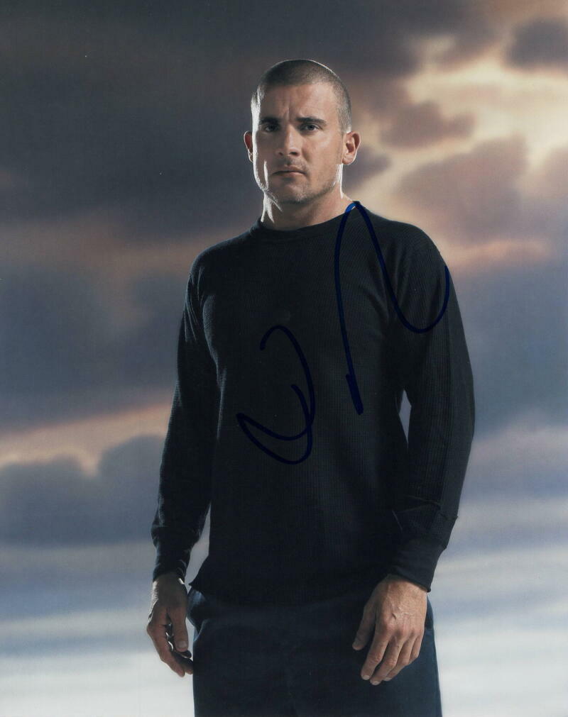 DOMINIC PURCELL SIGNED AUTOGRAPH 8X10 Photo Poster painting - PRISON BREAK STUD, BLADE: TRINITY