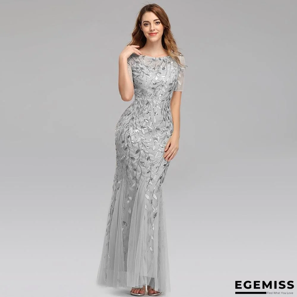 Banquet Host Evening Dress Fishtail Dress Woman Black Dresses | EGEMISS