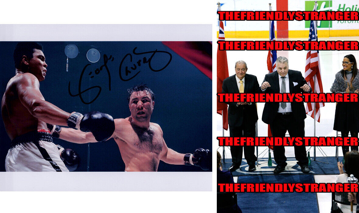 GEORGE CHUVALO signed CHUVALO vs MUHAMMAD ALI