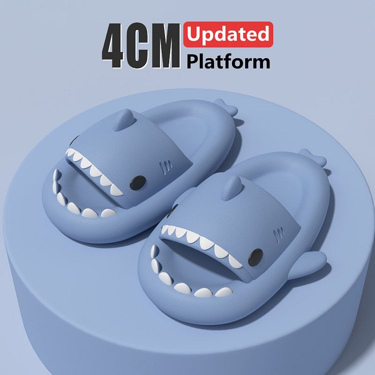 4CM Platform Cute Shark Slippers (BUY 2 FREE SHIPPING) 