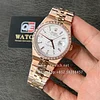 Rolex Land-Dweller 40mm Rose Gold White Diamond-set Dial Diamond Bezel 127385tbr-0003 Super Clone