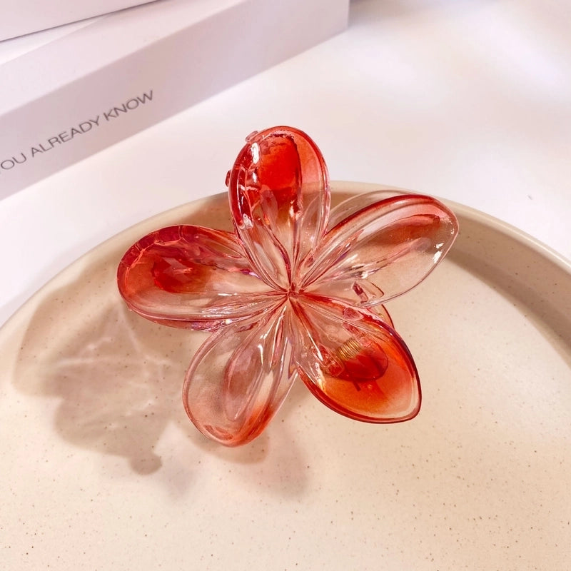 Women’s Minimalist Flower Plastic Hair Claws