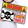 Warning - Vintage Metal Signs(12*16Inch) - Warning