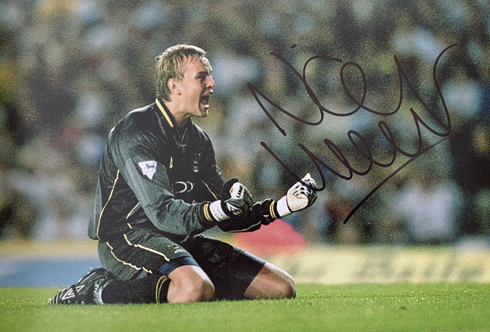 Nicky Weaver Genuine Hand Signed Manchester City 12x8 Photo Poster painting 5