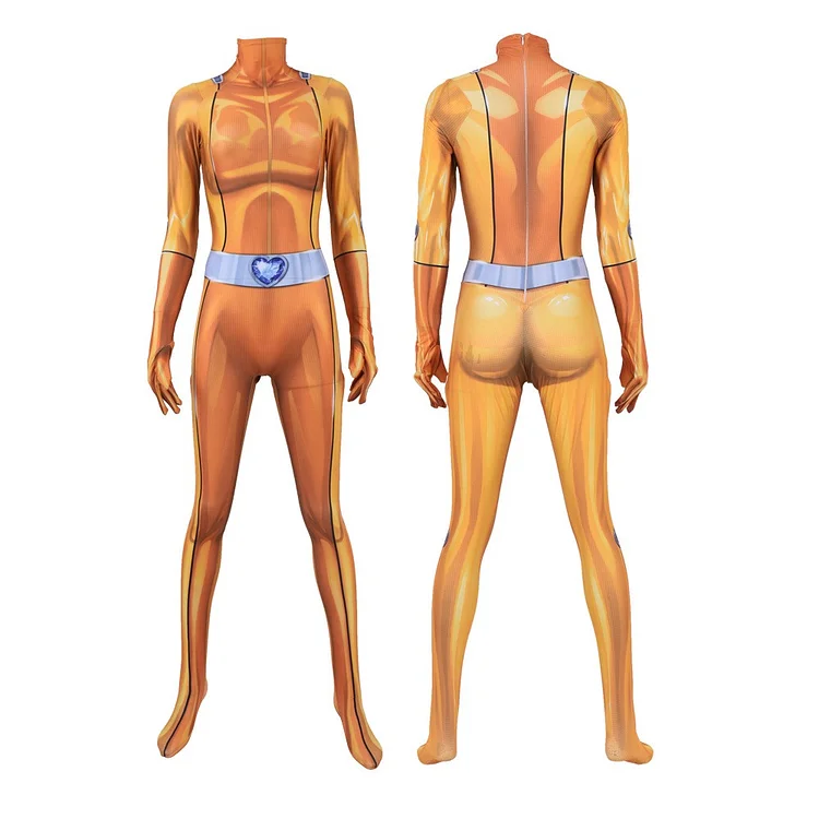 Adult Women Totally Spies! Jumpsuit Team Group Outfits Cosplay Costume Carnival Suit