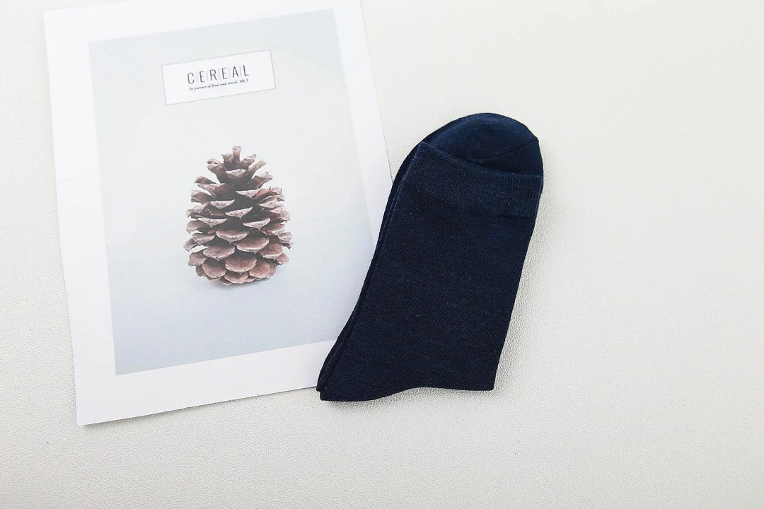 2020 Men's Cotton Socks New Styles 5 Pairs / Lot Black Business Men Socks Breathable Spring Summer for Male US Size(6.5-12)