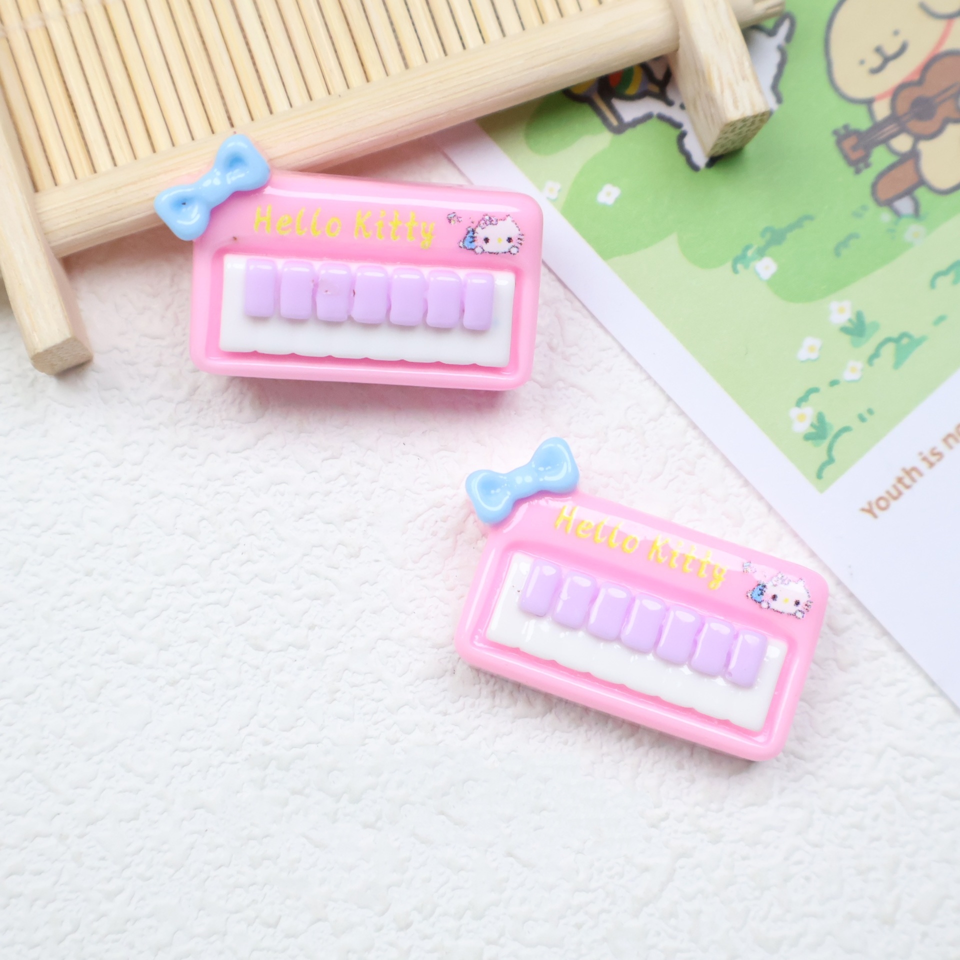 Mini Piano & Keyboard Resin Charms