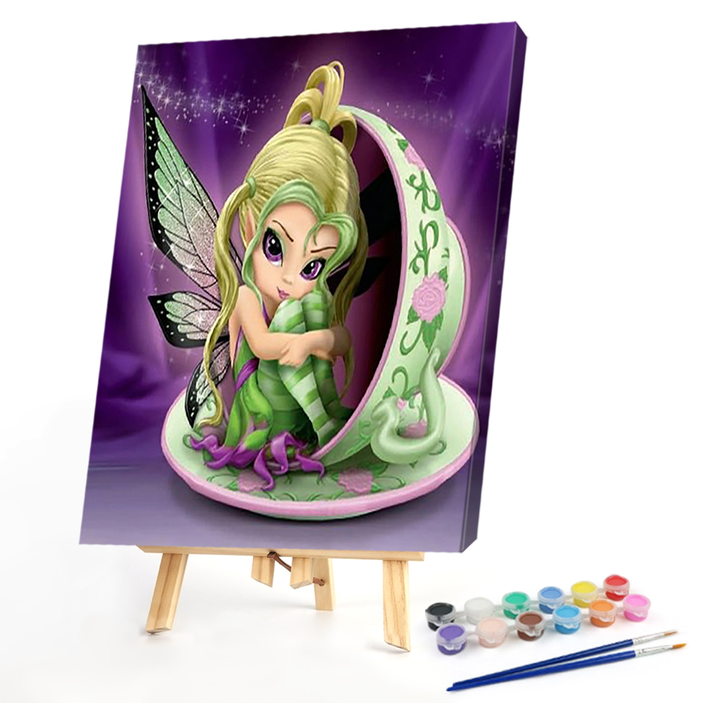

40*50CM - Paint By Numbers - Big Eyes Doll, 501 Original