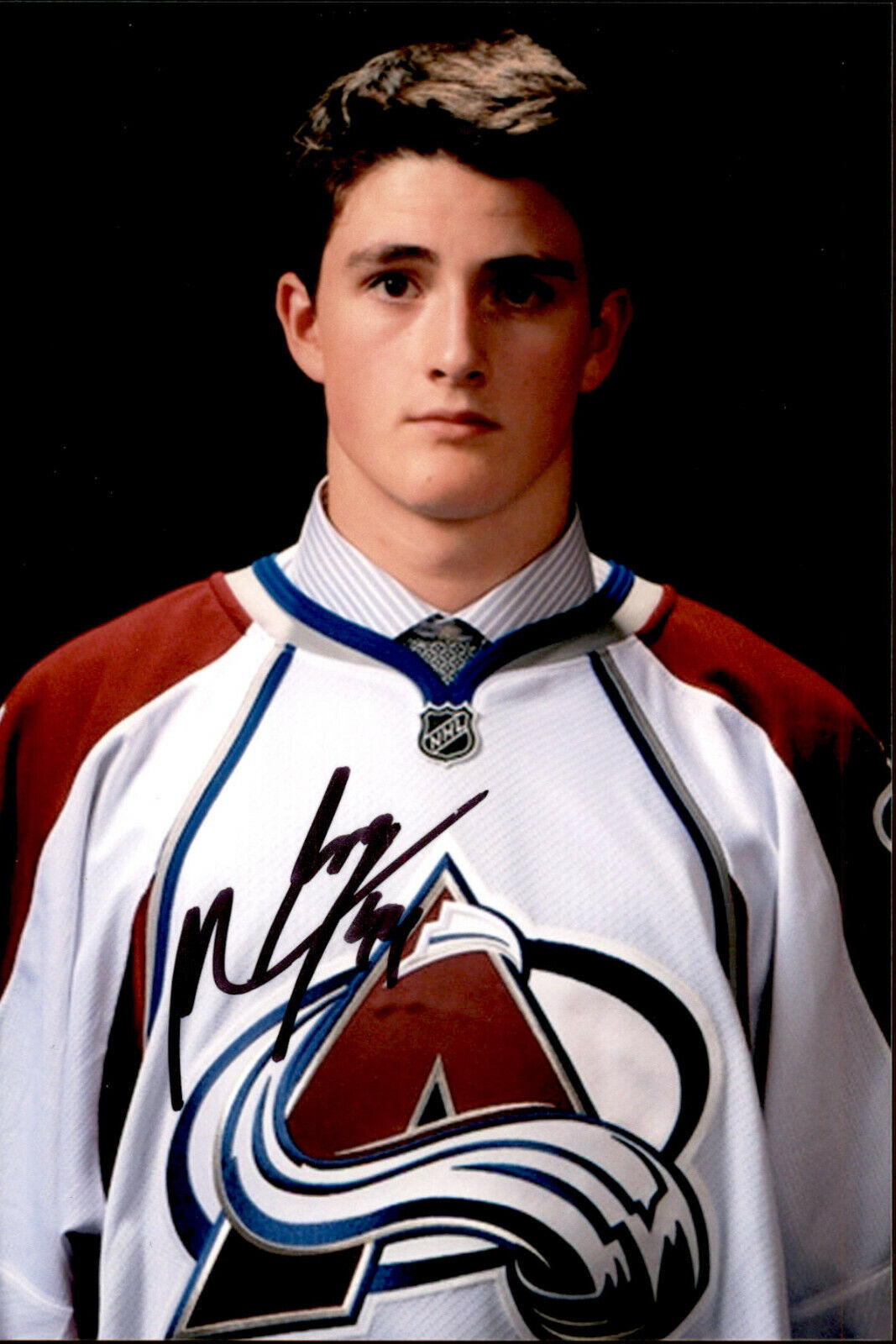 Mason Geertsen SIGNED 4x6 Photo Poster painting COLORADO AVALANCHE