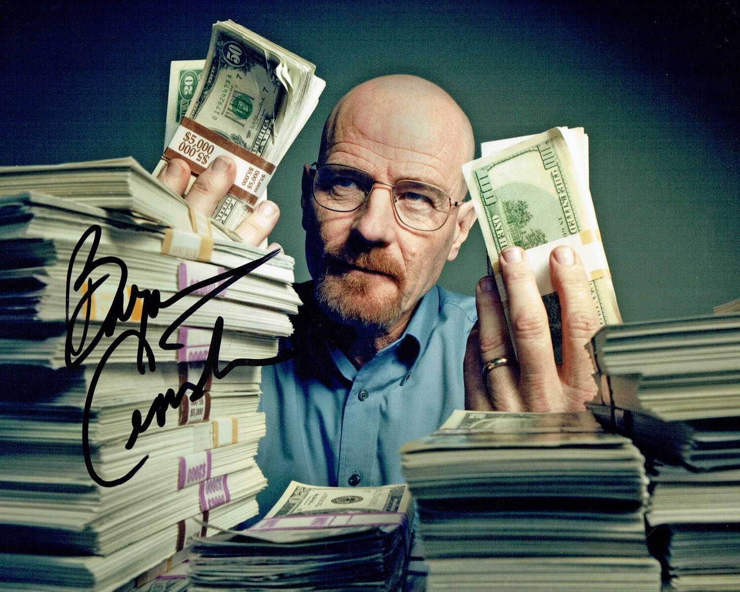 Bryan CRANSTON Walter WHITE SIGNED Autograph 10x8 Photo Poster painting 3 AFTAL COA Breaking BAD