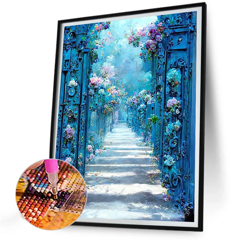 Full Round Diamond Painting 30*40cm - Flower Path