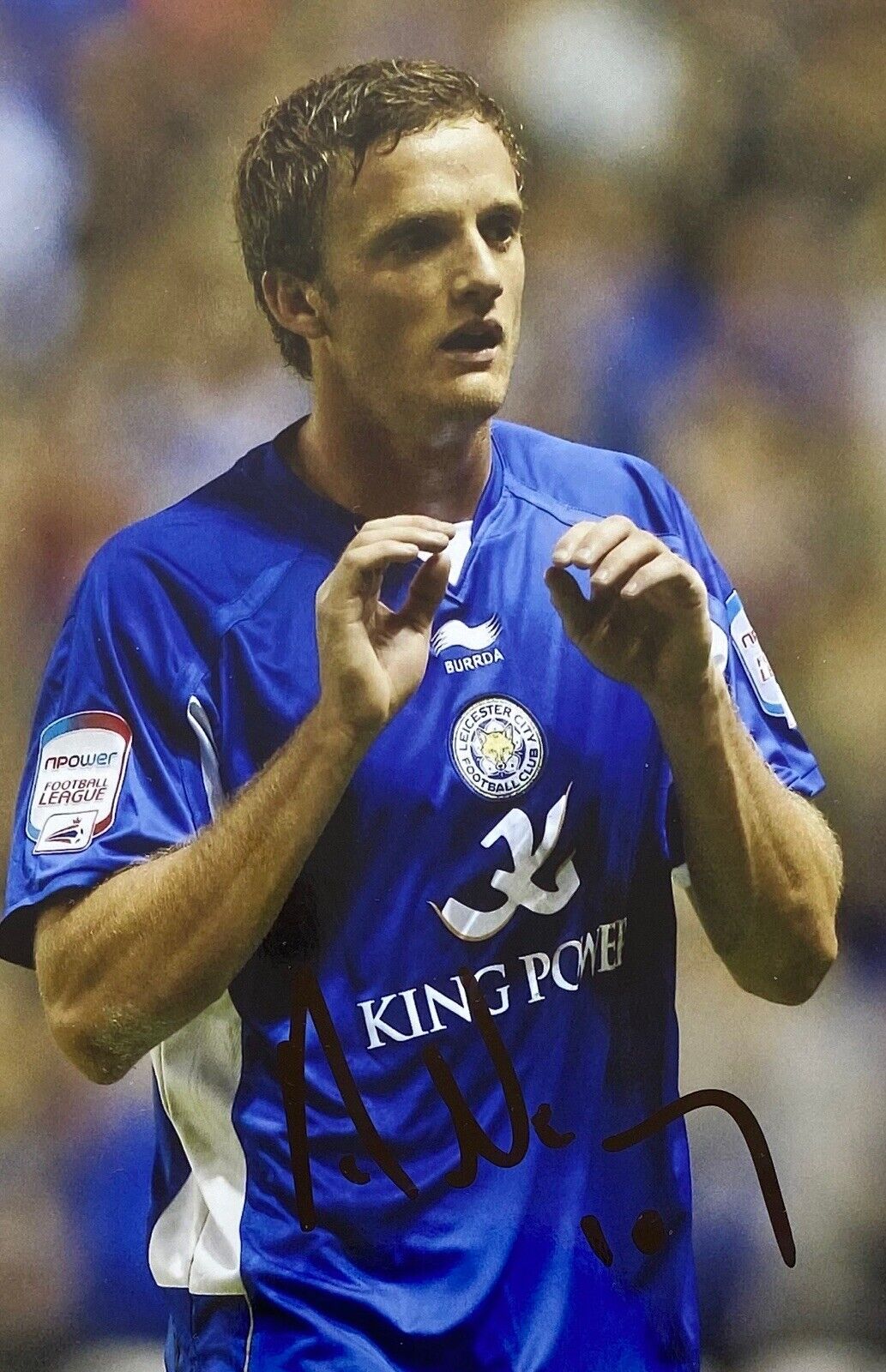 Andy King Genuine Hand Signed 6X4 Photo Poster painting - Leicester City 7