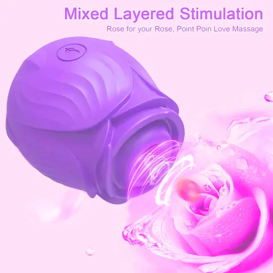 Oral-Like Combo &ndash; Rose & MLEM Tongue Massager